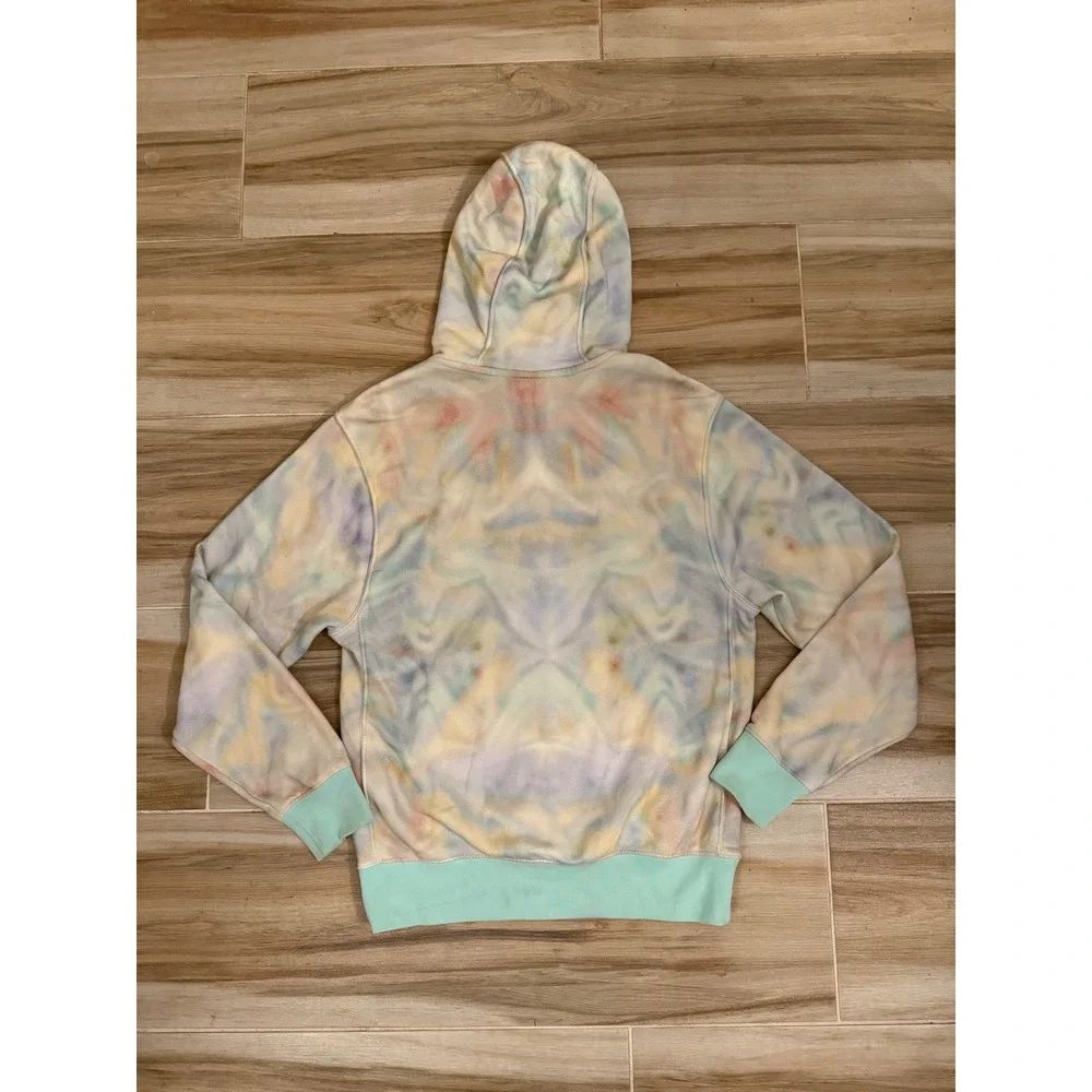 Nike Sportswear Tie Dye Alien‎ Graphic Hoodie Mens Small Multi Color Pullover